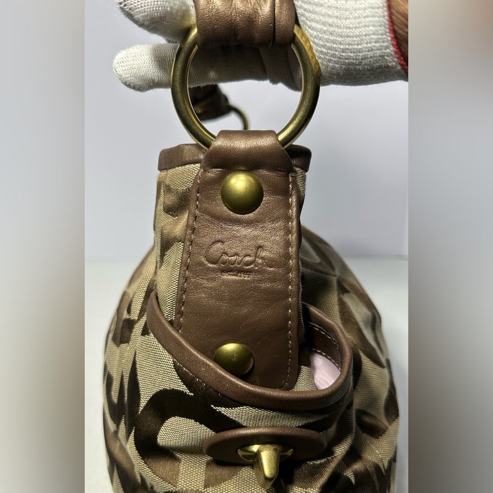 COACH PARKER OPT ART SHOULDER BAG - Picture 13 of 13